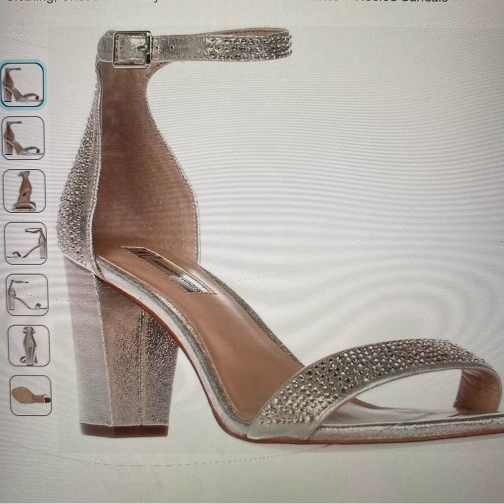 Elegant Kivah2 open toe, pearl gold high heel shoes